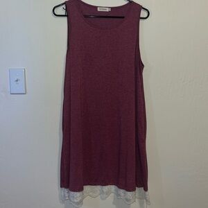 Ash Pink Tank Dress